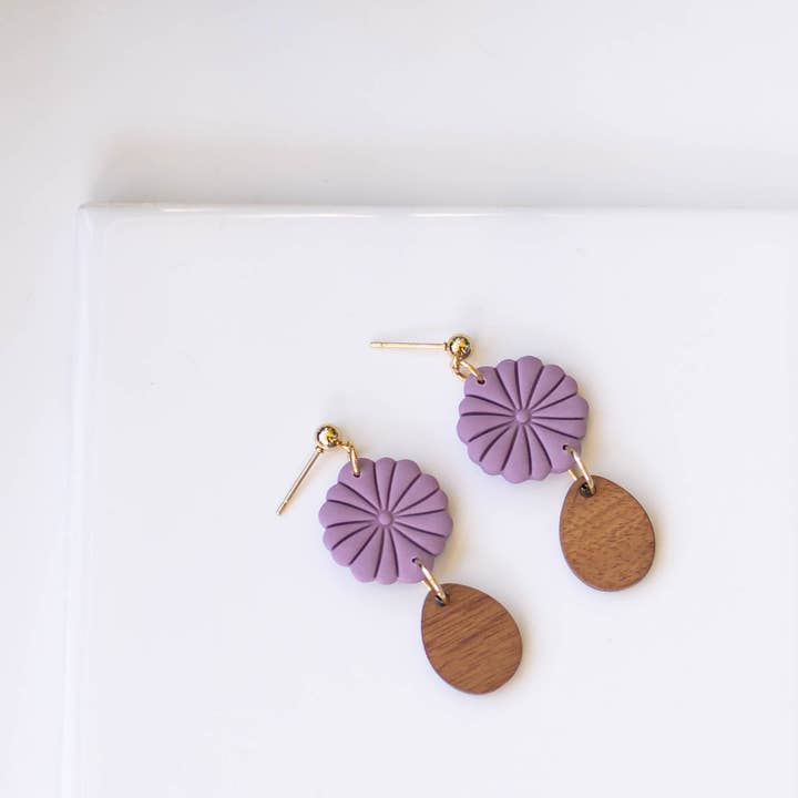 Dammiga lila lerörhängen för wholesale av Blushes and Neutrals