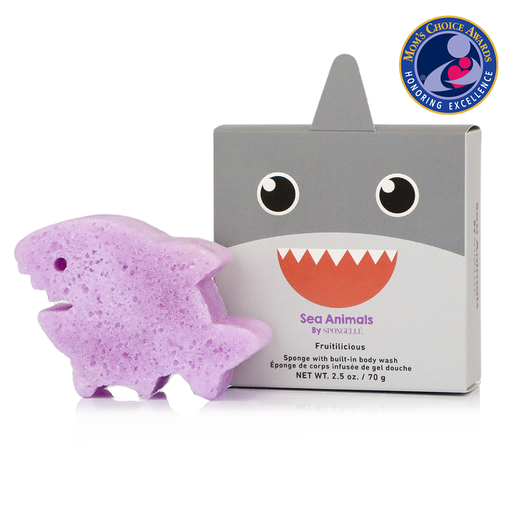Spongellé | Christmas 2025 | Stocking Stuffers | Gifts - Wholesale Spons - Kinderen en baby - Sammy Shark Zeediertjes Spons1