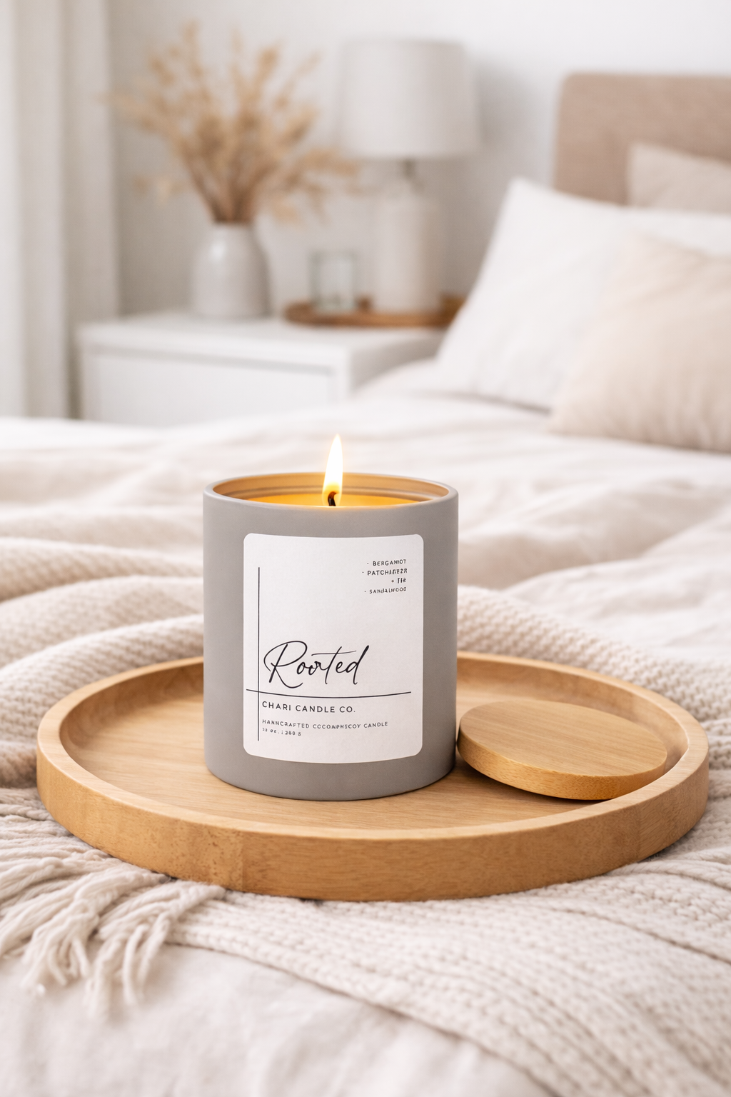 Chari Candle Co. - Wholesale Jar/Filled Candle - Rooted1