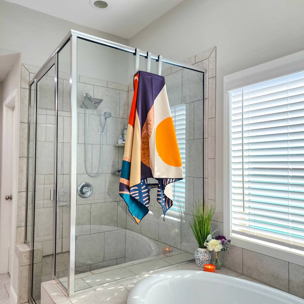 Buzzee - Vendita all'ingrosso Telo mare - Asciugamani da spiaggia bifacciali, resistenti alla sabbia, asciugatura rapida, Sunrise1