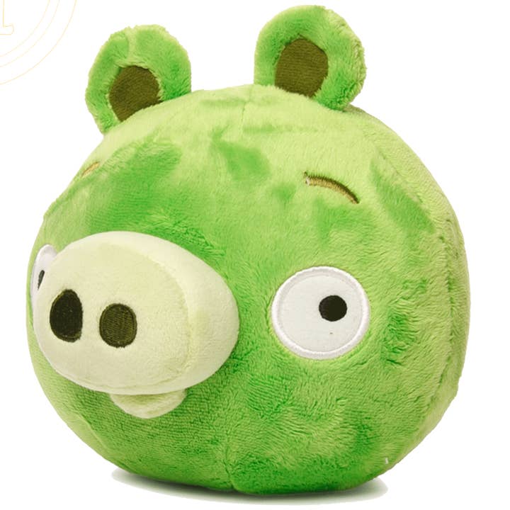 Mighty Mojo Toys – wholesale Fyllda/plyschleksaker - Barn och baby – Angry Birds - Gris | Grön grisplysch