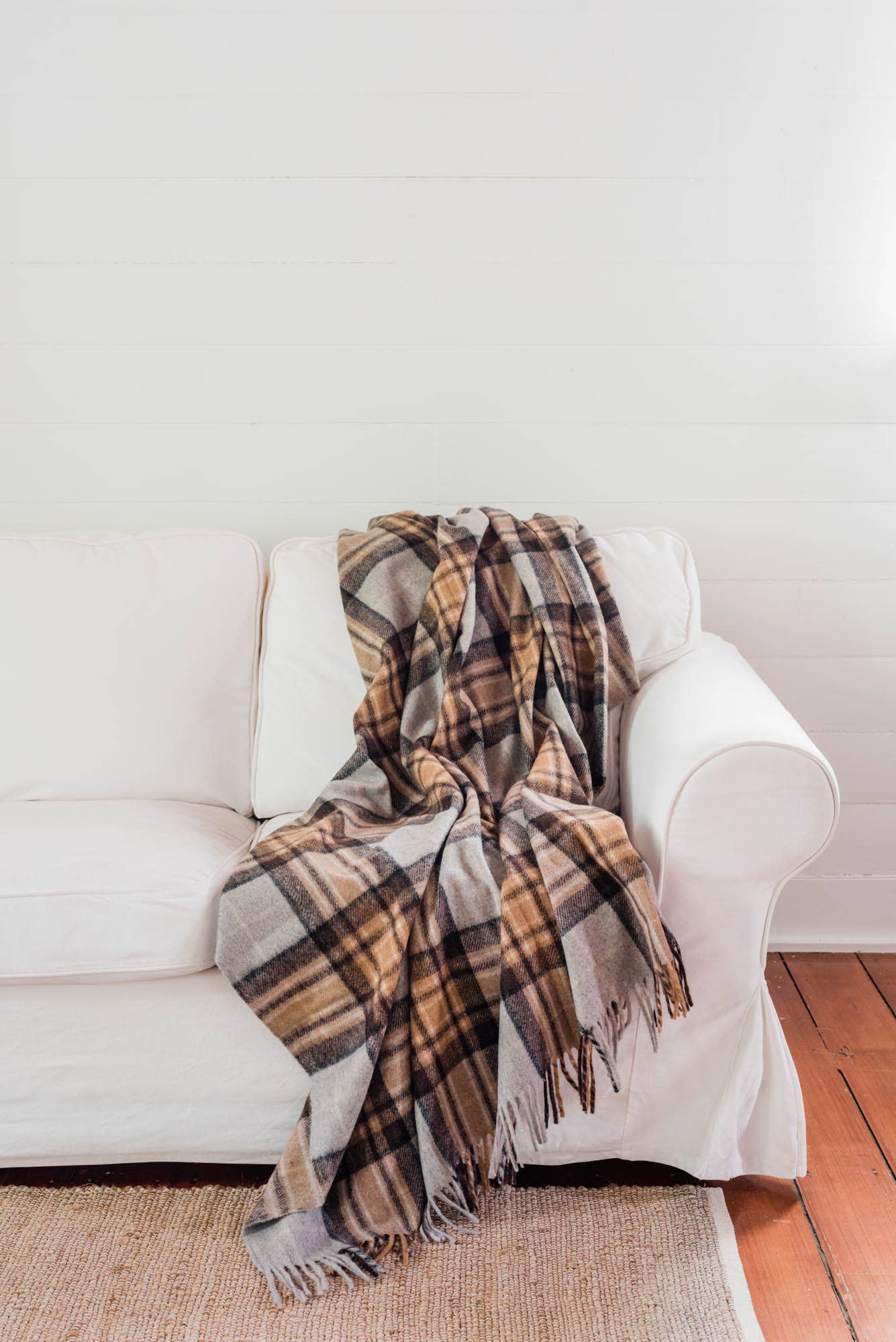 The Grampians Goods Co. - Vendita all'ingrosso Plaid - Coperta Heritage Tartan in lana riciclata17