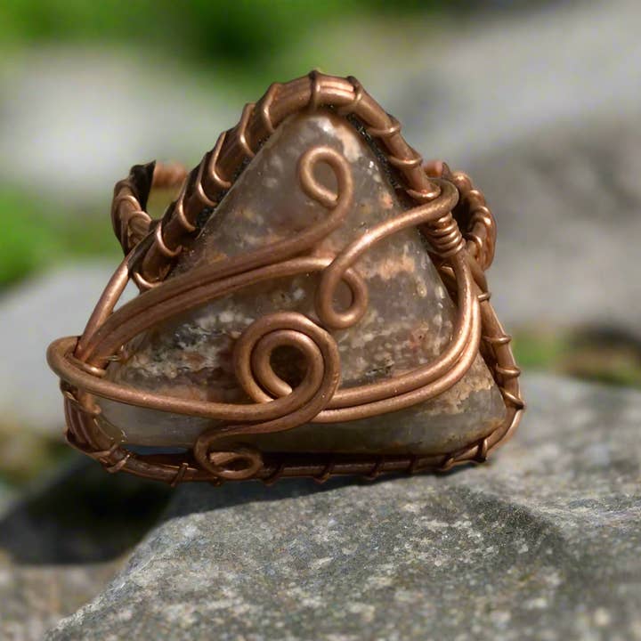 Naomi's Happy Place Shop - Wholesale Cocktail/Statement Ring - Assorted wire Wrapped Rings3