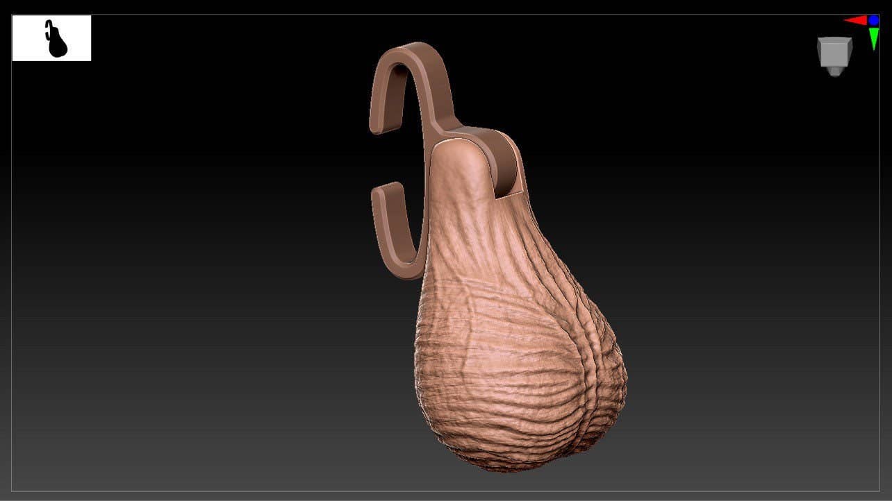 NumanPrints - Wholesale Shoe Accessories - Croc Balls 3D Printed  Nutz Nuts Clip1