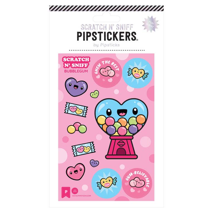 Pipsticks - Wholesale Sticker - Gum-believable Scratch 'n Sniff