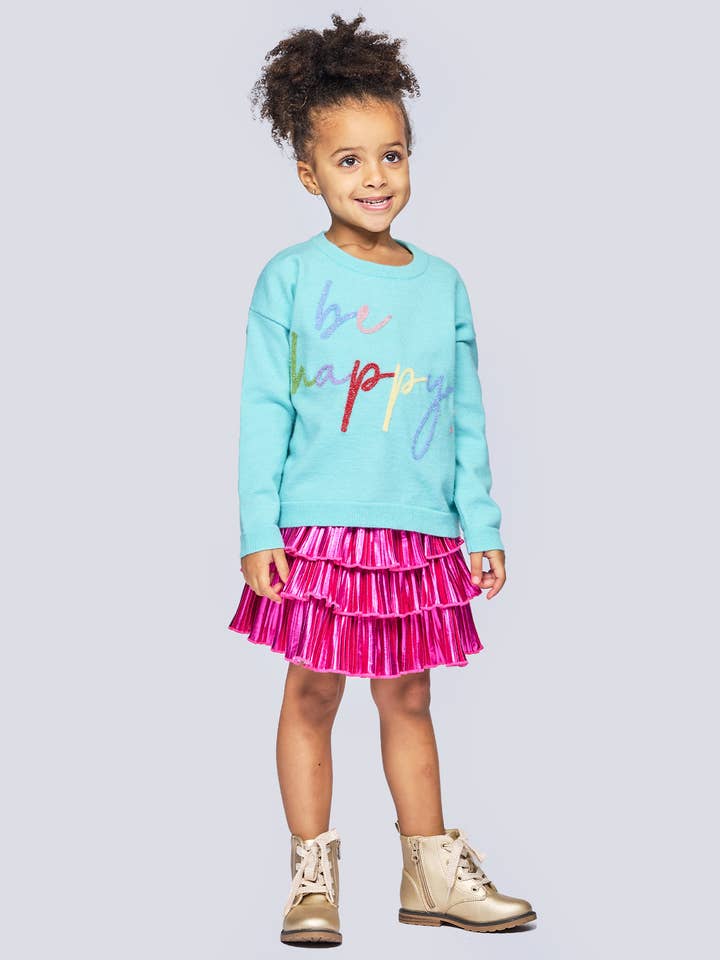 Be Happy Tinsel Sweater for wholesale by Hannah Banana , Baby Sara
