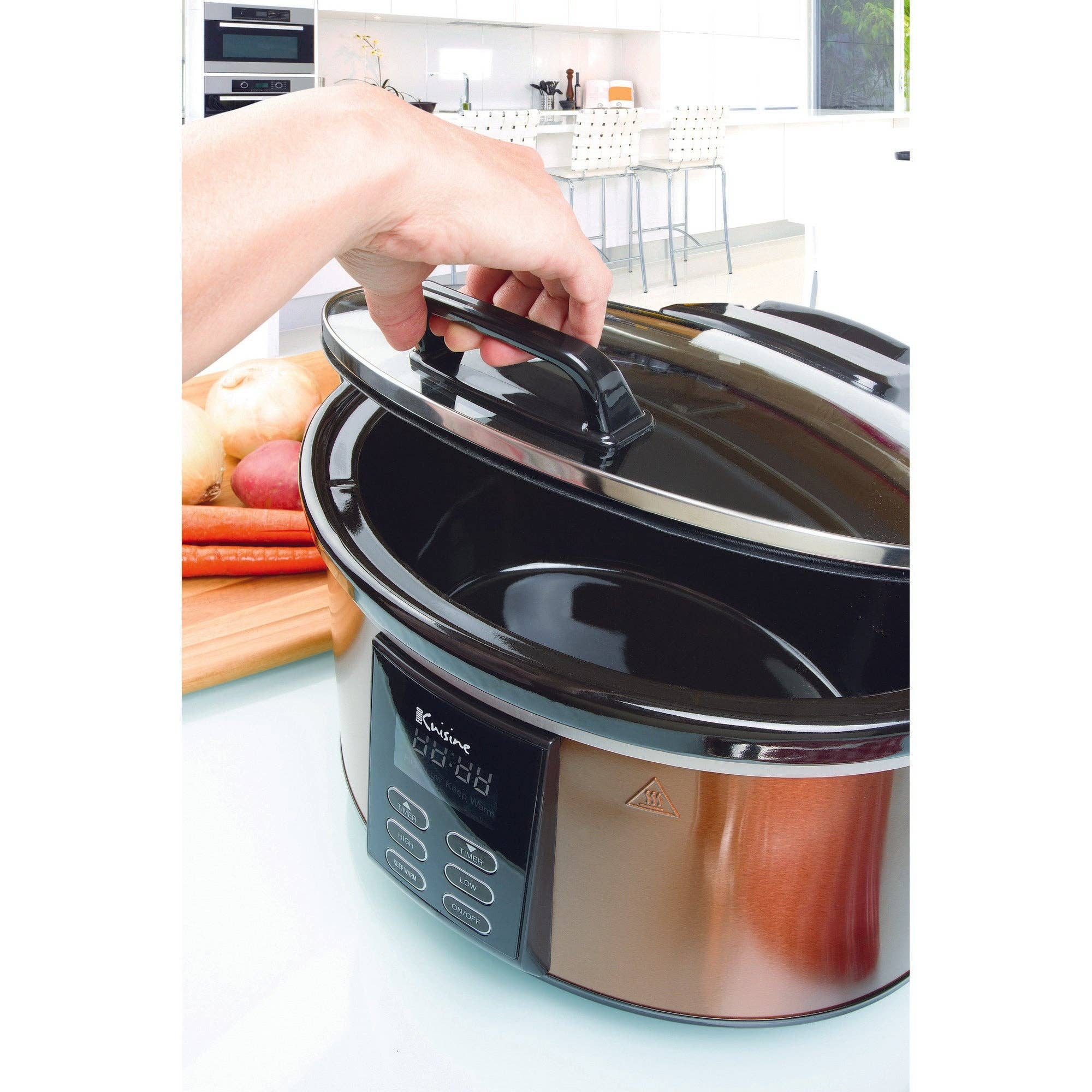 Euro Cuisine – Engroshandel Gryde – Euro Cuisine SCX6 elektrisk slow cooker - 5,7 l5