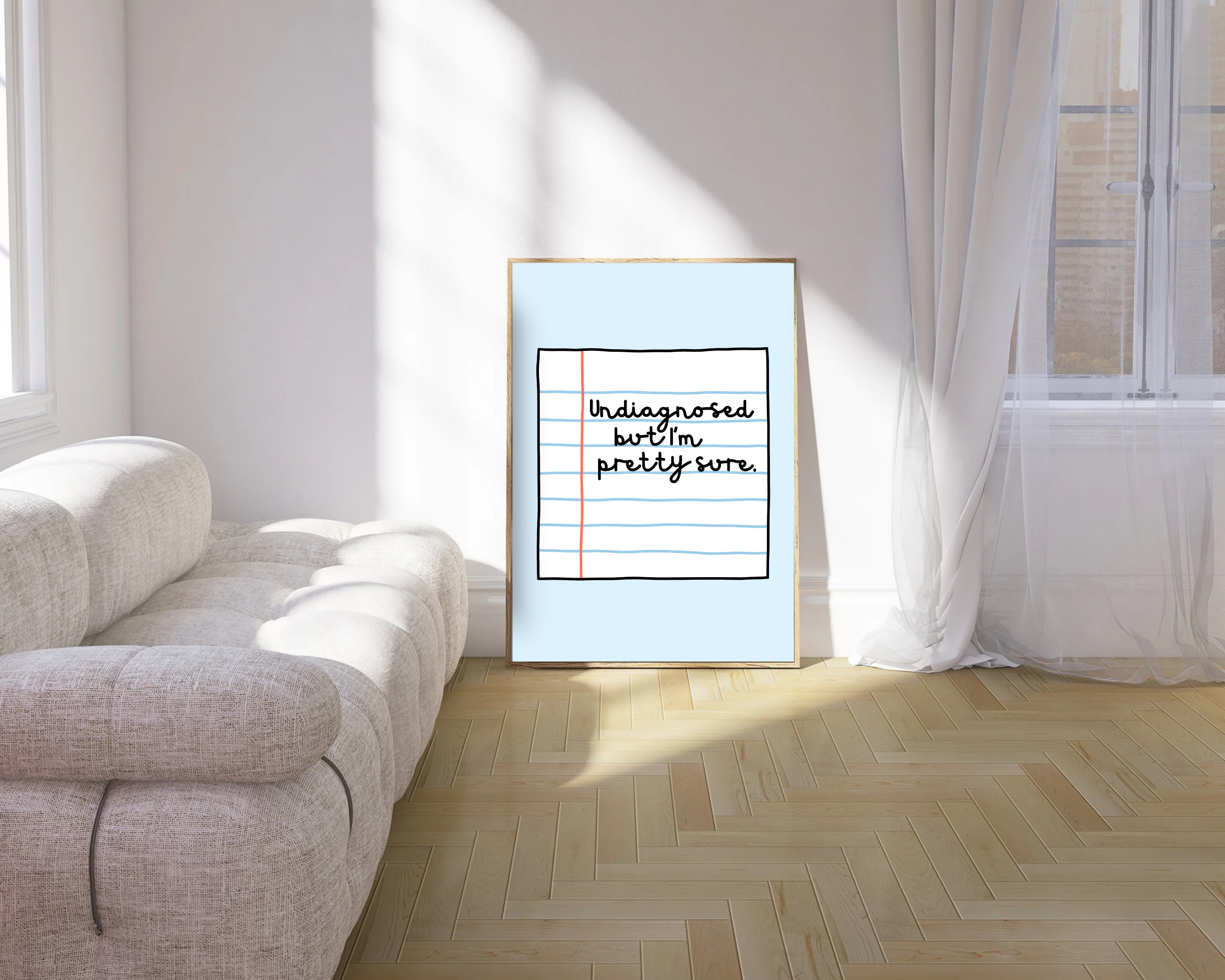 Olive Street Collective - Wholesale Art Print - Undiagnosed But I'm Pretty Sure Print9