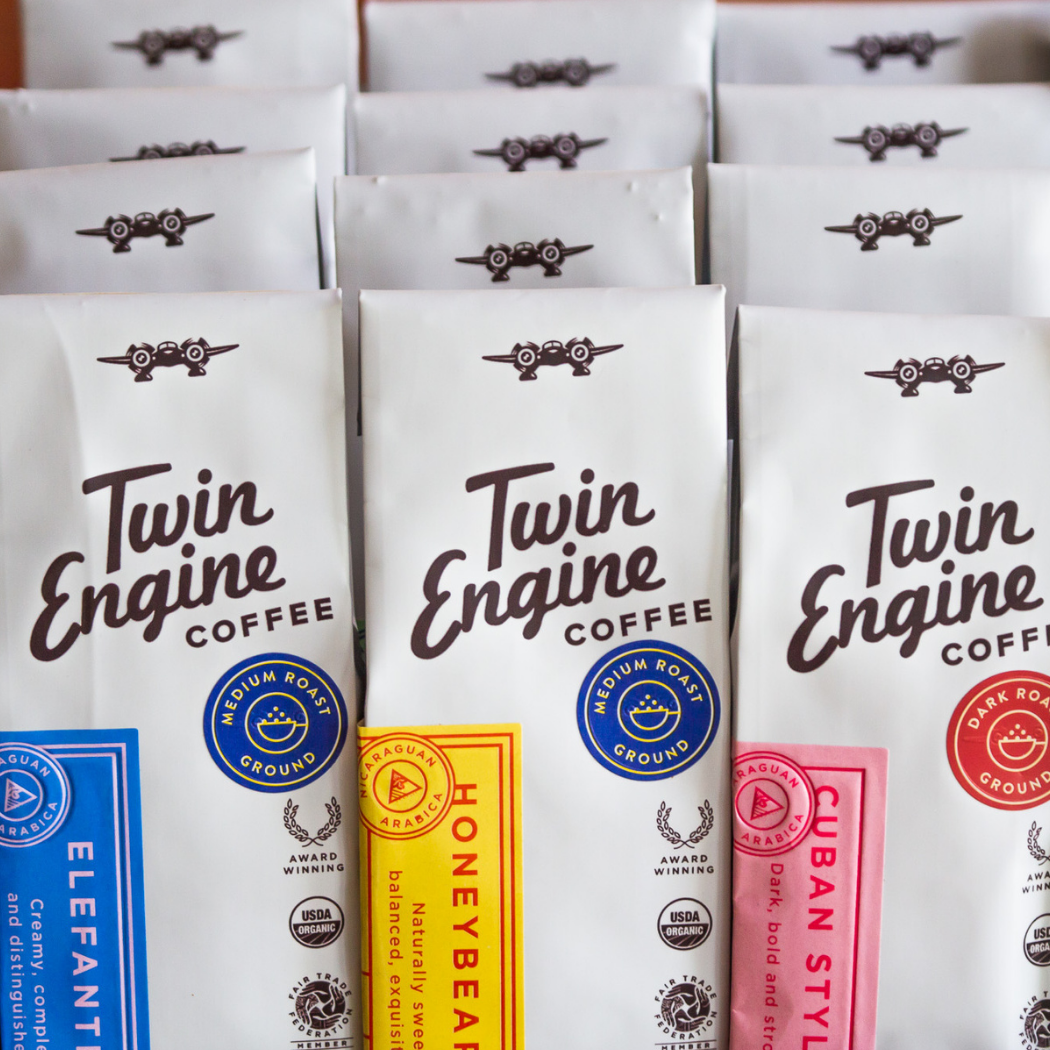 Twin Engine Coffee - Wholesale Ground Coffee - Traveler 1-Pot Organic Specialty Fair Coffee / Cuban Style5