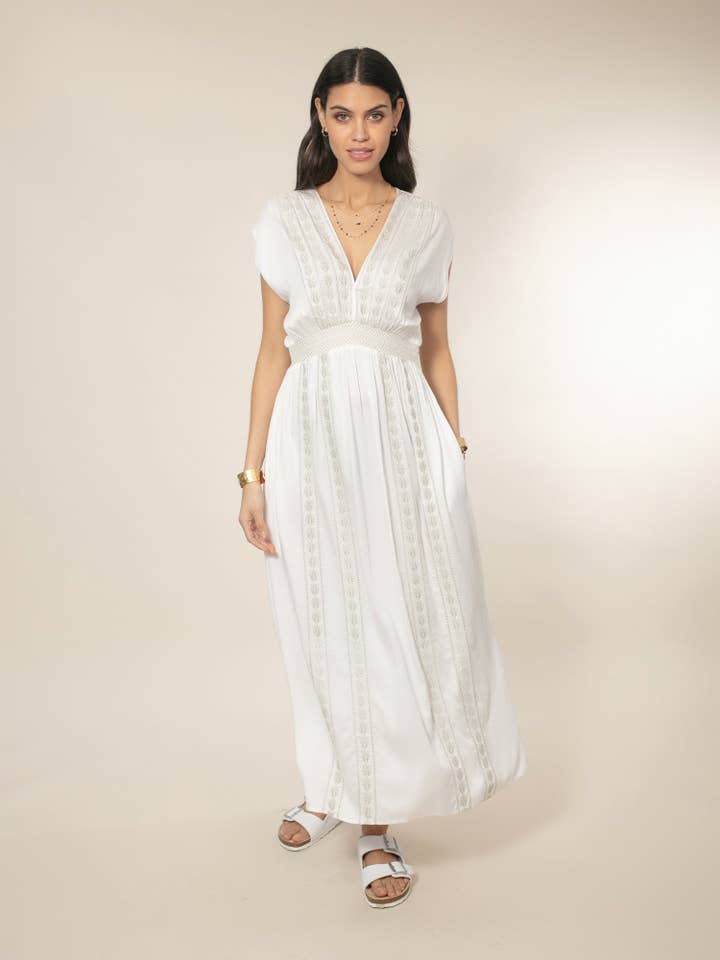 Samba Dress - Ecru for wholesale on Faire