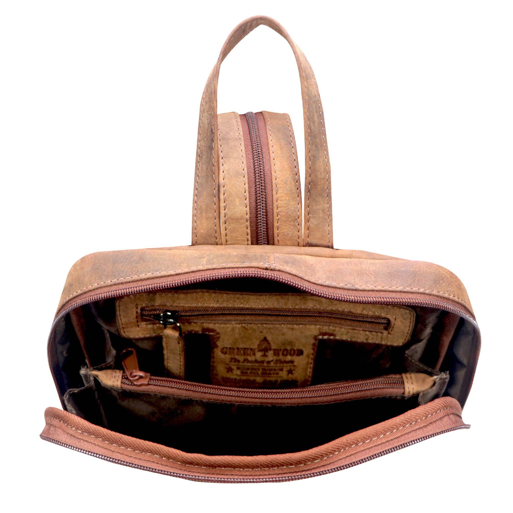 Greenwood - Wholesale Rugzak - Dames - Anna vintage leren rugzak, kleine damestas, leren daypack7