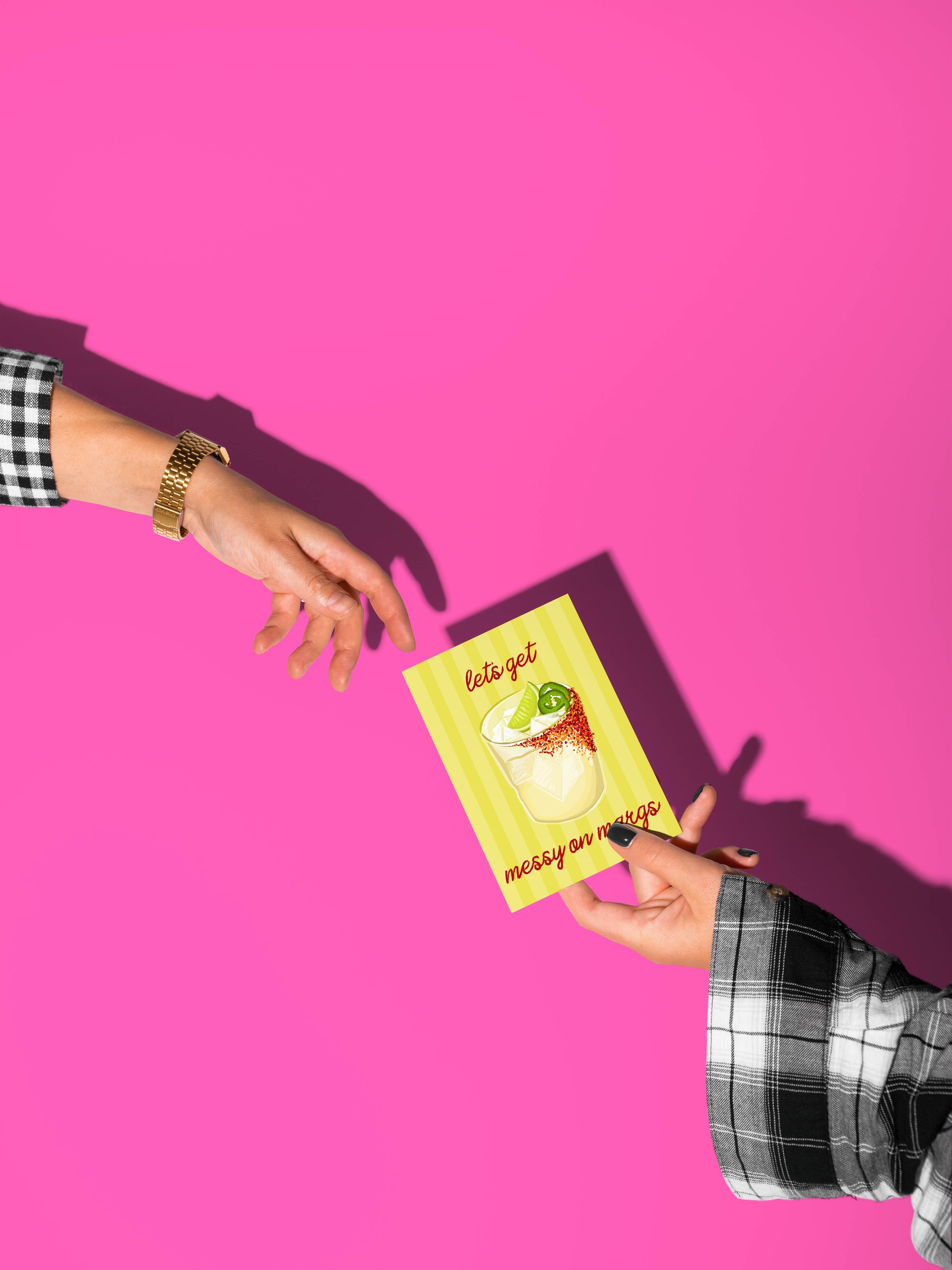 by Rosybum - Wholesale Birthday card - Let's Get Messy On Margs Birthday Card - Spicy Margarita4