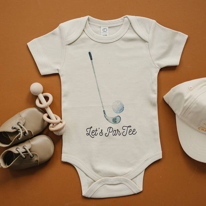 Urban Baby Co. - Wholesale Rompertje - Baby - Let's ParTee Golf Biologisch Baby Onesie & Peuter t-shirt4