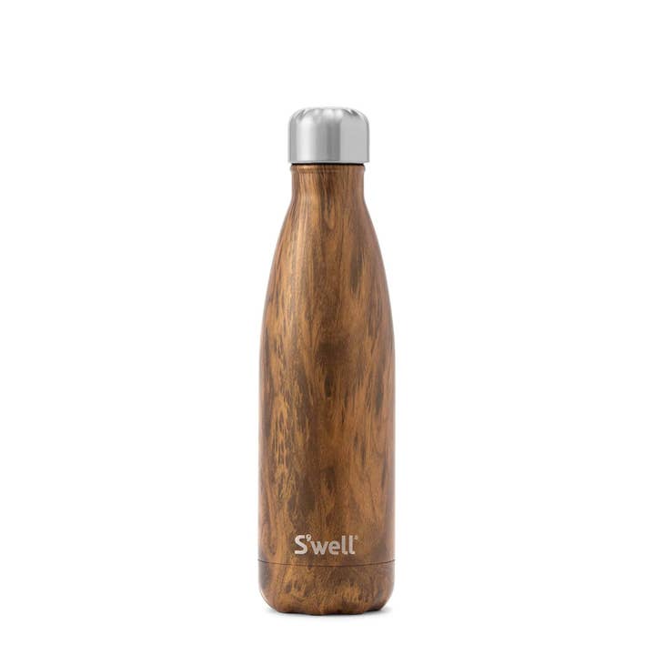 Stainless Steel Water Bottle - Teakwood for wholesale by S'well