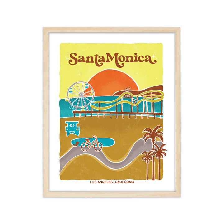 Sunday Arvo Surf Club - Wholesale Art Print - Santa Monica