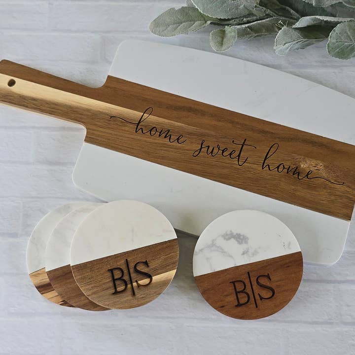 Stillwater Laser Engraving - Wholesale Basket - Custom Housewarming Basket with Spoon Set3