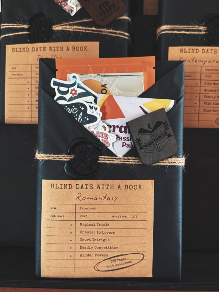 Blind Date with a Book for wholesale by Fox and Fiddle Designs