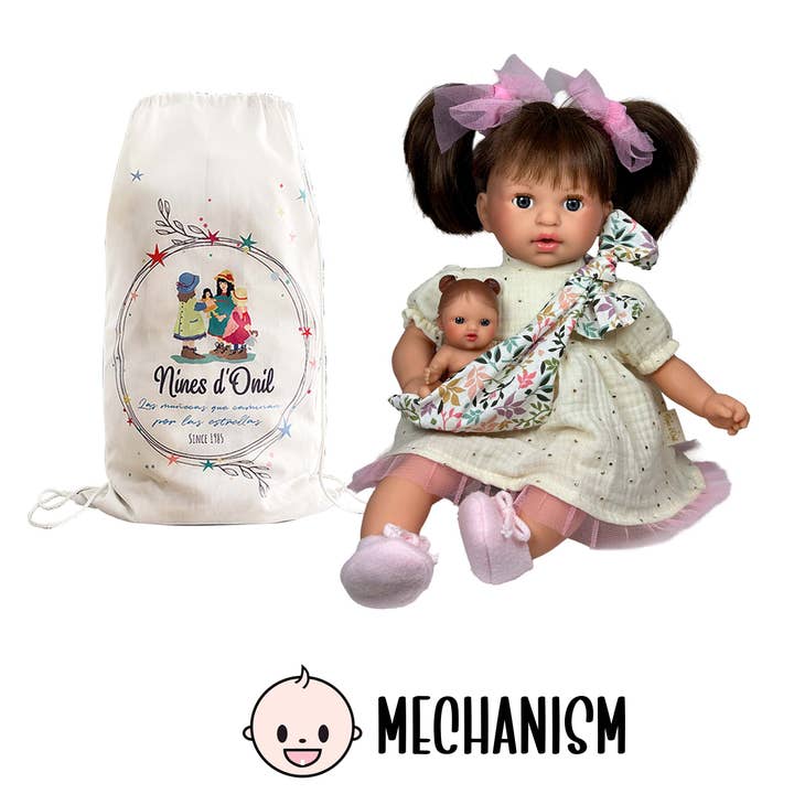 Nines Artesanals d'Onil Dolls - Wholesale Doll - Kids - ALEX DOLL WITH CREAM BABY8