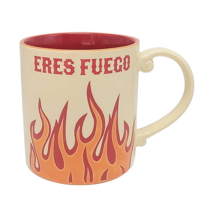 MANNY SPANISH FUEGO 21OZ MUG for wholesale by Blue Sky Clayworks