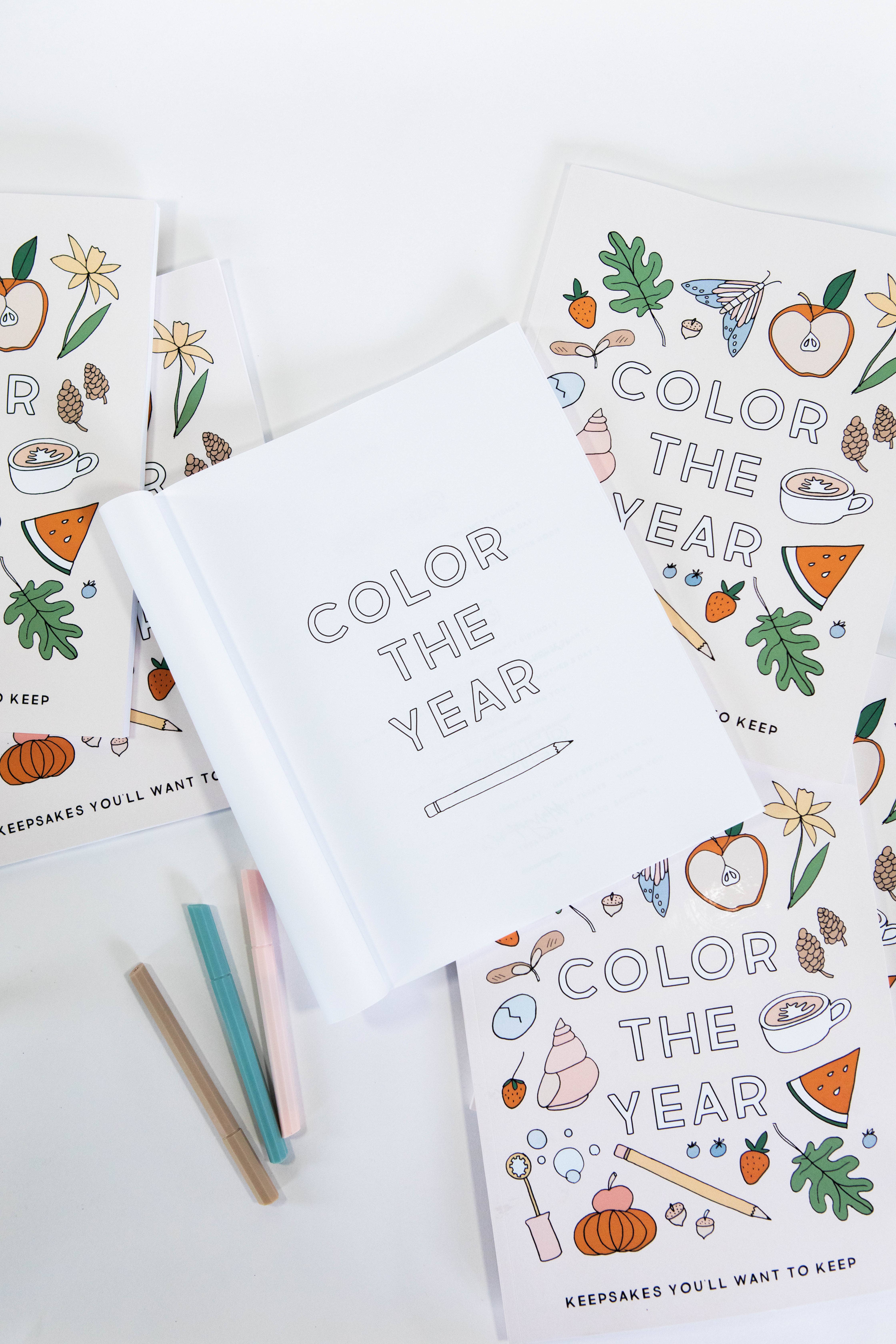 Margot + Co. - Wholesale Coloring & Activity Book - Kids & Baby - Color the Year: Coloring Book1