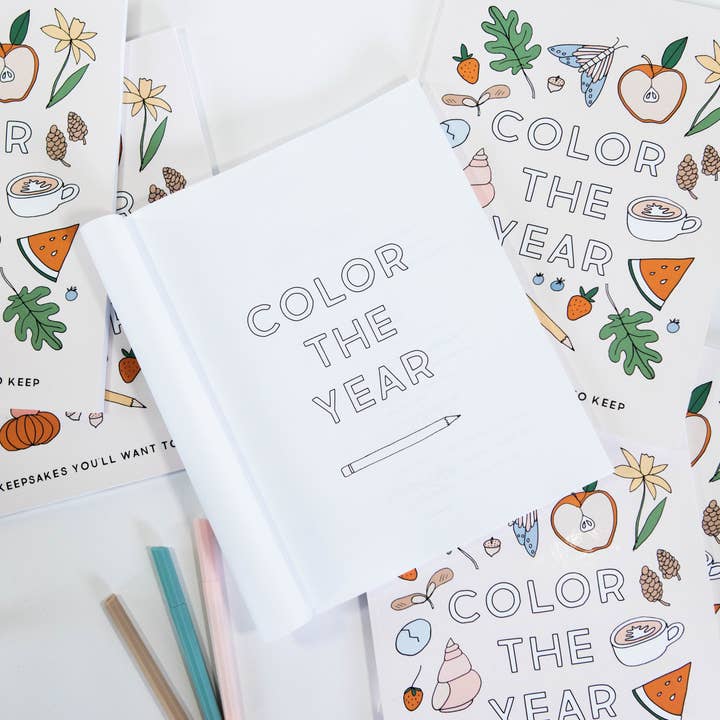 Margot + Co. - Wholesale Coloring & Activity Book - Kids & Baby - Color the Year: Coloring Book1