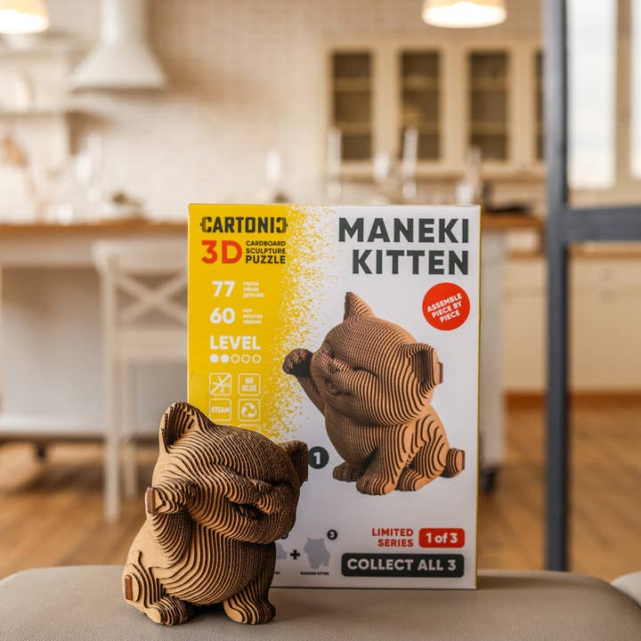 MANEKI KITTEN Cartonic 3D Puzzle and other Purchase Wholesale mochilas 3d. Free Returns & Net 60 Terms on Faire trending on Faire.