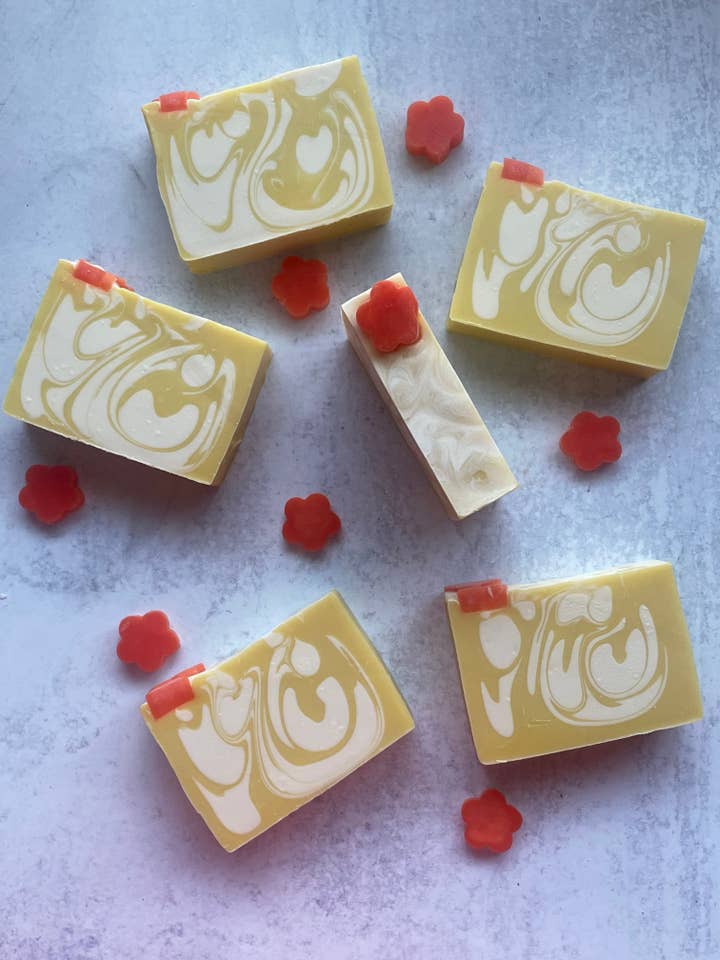 SUNKISSED HANDCRAFTED SOAP for wholesale by Lustful Bath