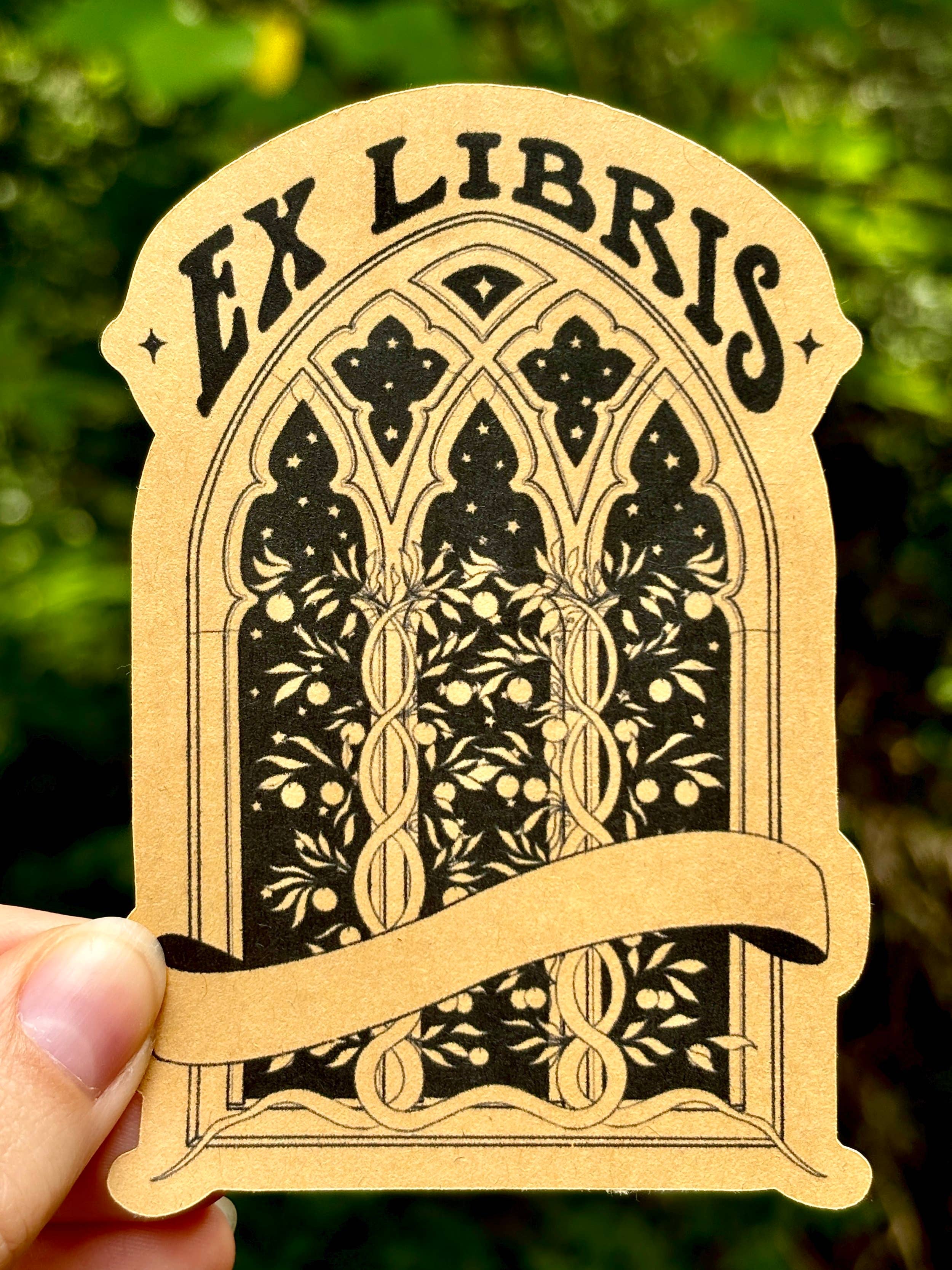 Petrichor & Co. - Vendita all'ingrosso Adesivo - Adesivo per finestra Ex Libris Castle1