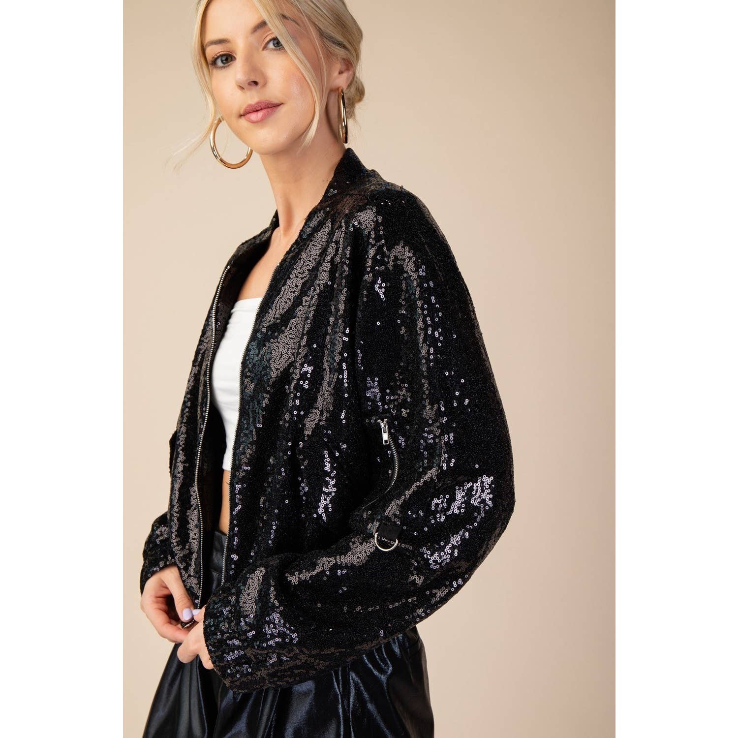 STYLE USA – wholesale Jacka - Dam – Paljettjacka2