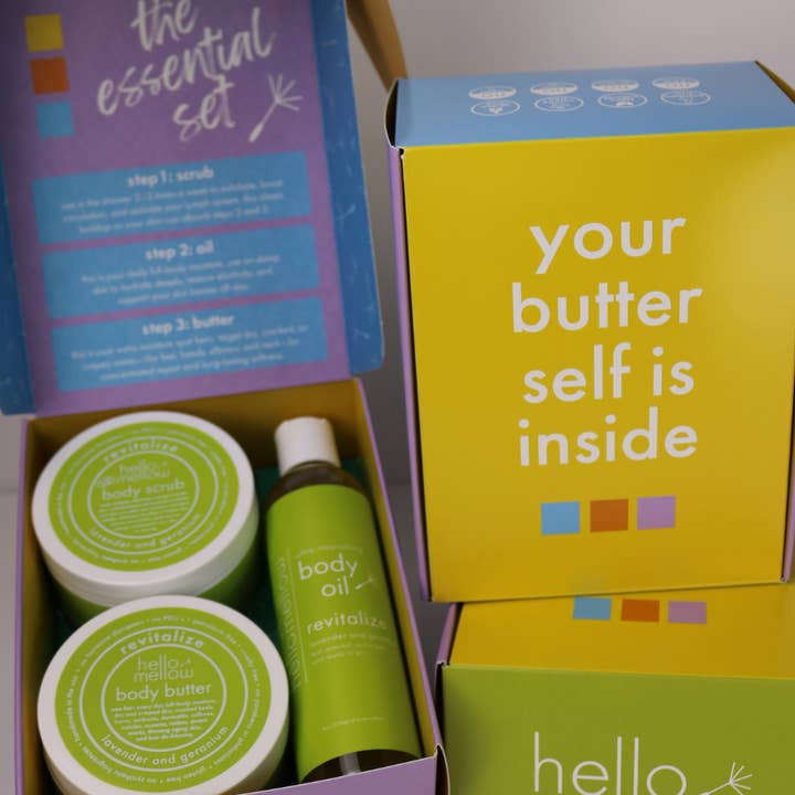 hellomellow - Wholesale Bath & Body Set - the essential set- revitalize2