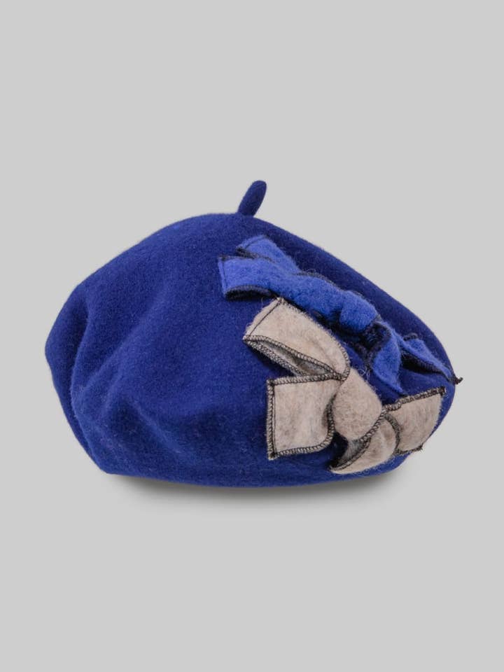 Bon Ton Hatte (to sløjfer) - Azurblå for engroshandel hos à la main