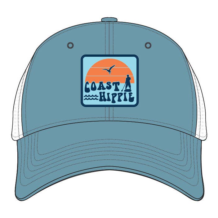 Sunset Paddle Hat Structured for wholesale by Coast Hippie