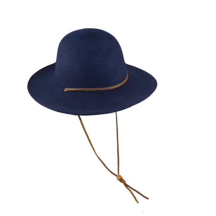 Jeanne Simmons Accessories - Wholesale Fedora - Women's - Western round top100% wool felt 7885 Winter Hat