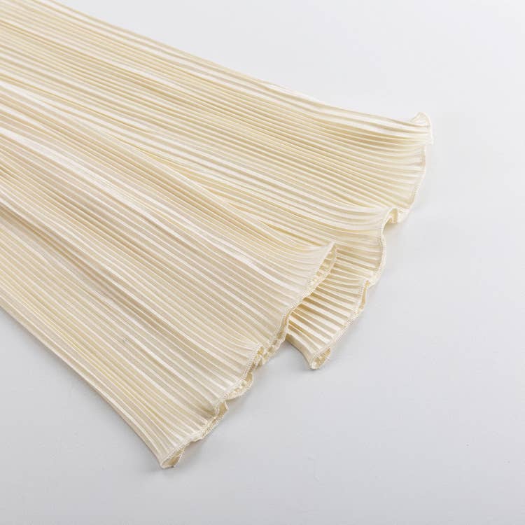 Sweetkama - Wholesale Blouse - Women's - Sweetkama Ladies Solid Color Wrinkle Casual Lace Shirt6