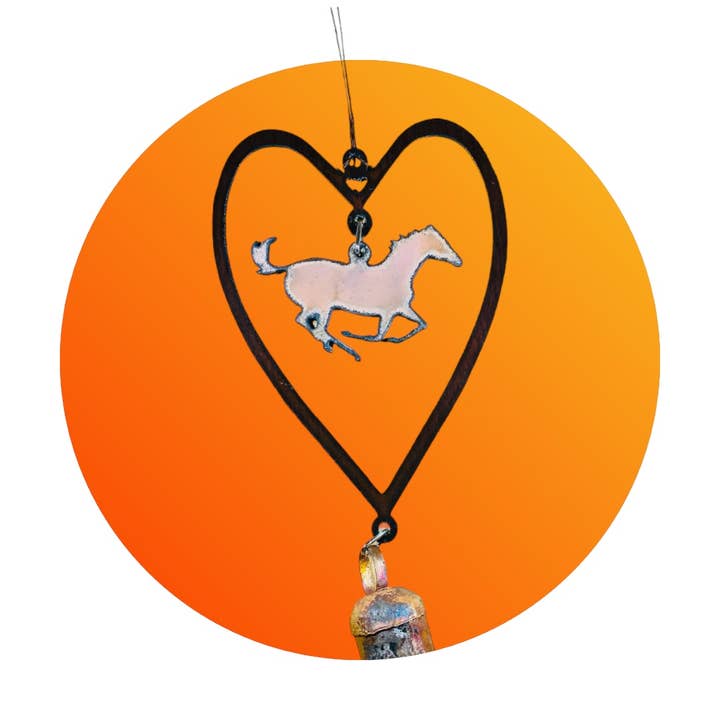 Horse Wind Chime Dørhænger Vestsydvestlige USA have for engroshandel hos Iron Jewel