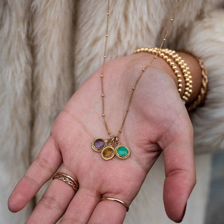 Collier Baby Gem pour la vente par Isabelle Grace Jewelry