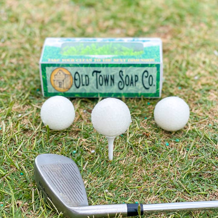 Old Town Soap Co. - Wholesale Bar Soap - Golf Ball Soap! The perfect soap for golfing fanatics!