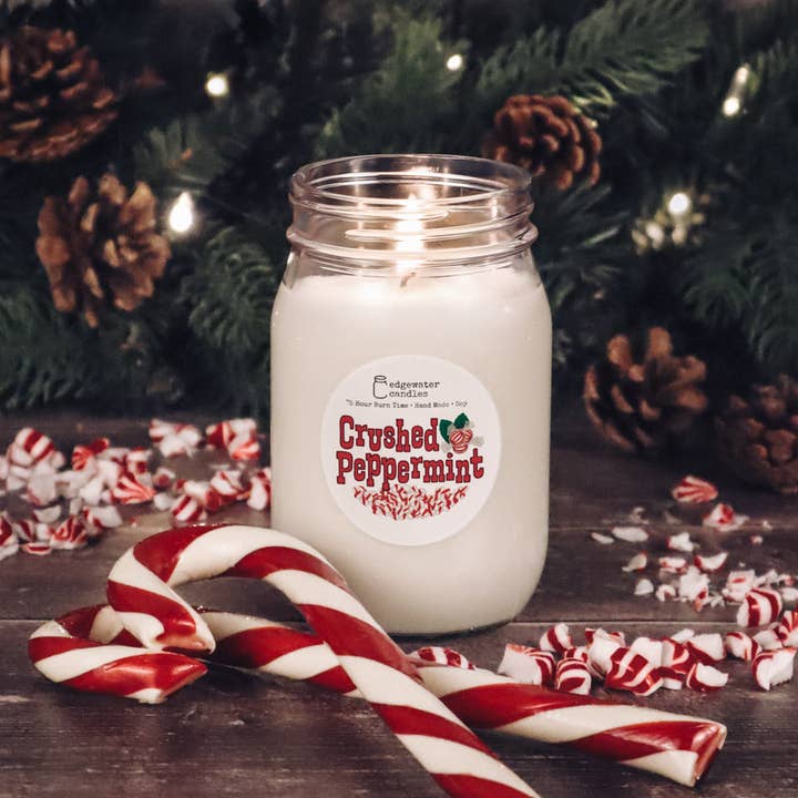 Crushed Peppermint for wholesale by Edgewater Candles