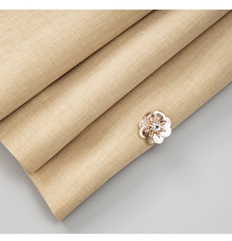 Color as pictures SET81Y Radiant Tweed Sequin Vest & Skirt Co-ord Set for wholesale on Faire6