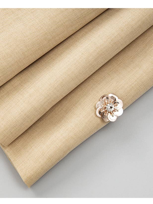 Color as pictures SET81Y Radiant Tweed Sequin Vest & Skirt Co-ord Set for wholesale on Faire6