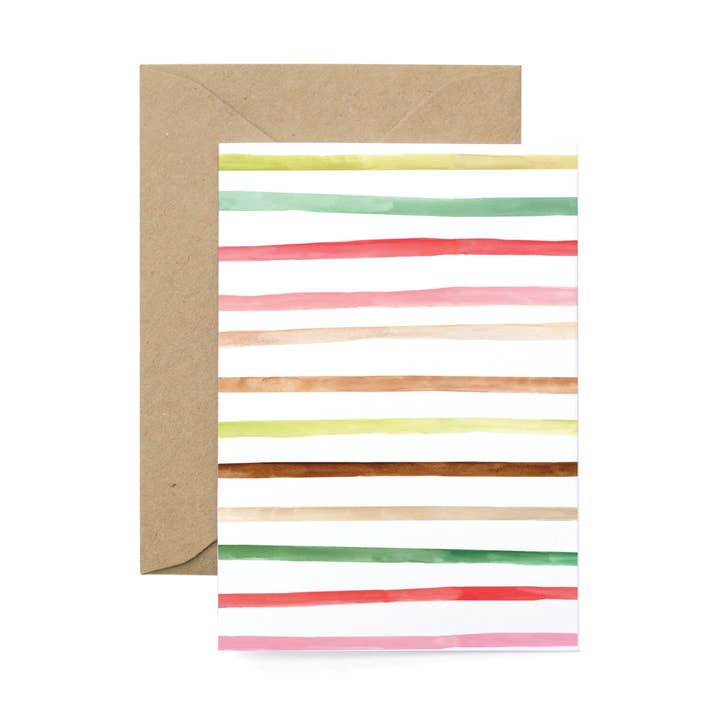 Happy Stripes Greeting Card Box Set for wholesale by Lana's Shop