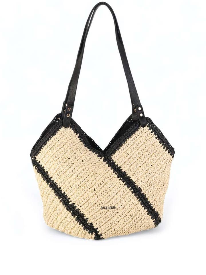 TOTE FIBRA NATURAL, CON CREMALLERA, COLOR NATURAL (KB3822605 para venta al por mayor de Kbas