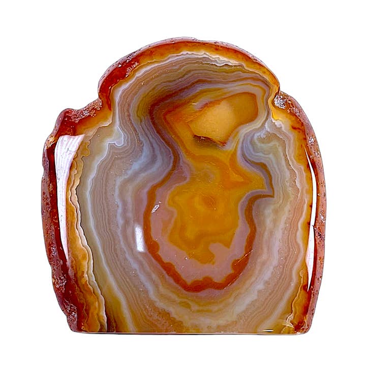 Pingente de ágata marrom por atacado de Foliesbijoux