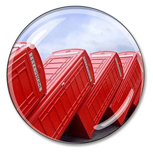 Cabine Telefónica Britânica Crystal Paperweight por atacado de City Souvenirs