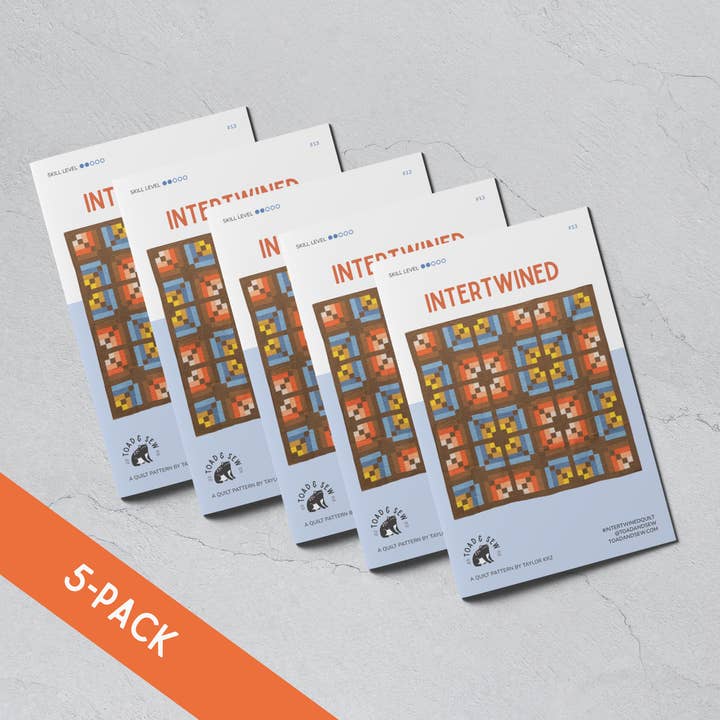 Intertwined - Paper Pattern for wholesale by Toad & Sew