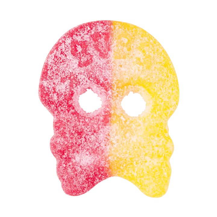 BUBS Sour Raspberry/Lemon Skulls 7lb (3200g) for wholesale by ScandyCandy LLC