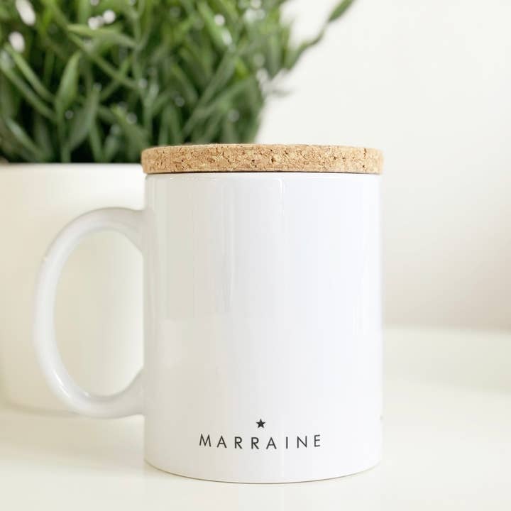 Marcel & Lily - Wholesale Coffee Mug - "Godmother" mug with cork lid1