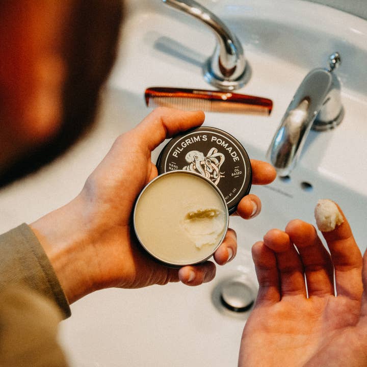 Brooklyn Grooming – wholesale Hair pomade – Men's – Pilgrim's Vegan pomade ( Unscented ) 2 oz.
