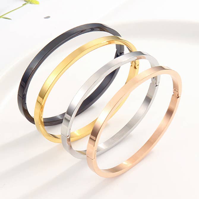 Armband aus einfarbigem Titanstahl für den Großhandel von Gooddiy