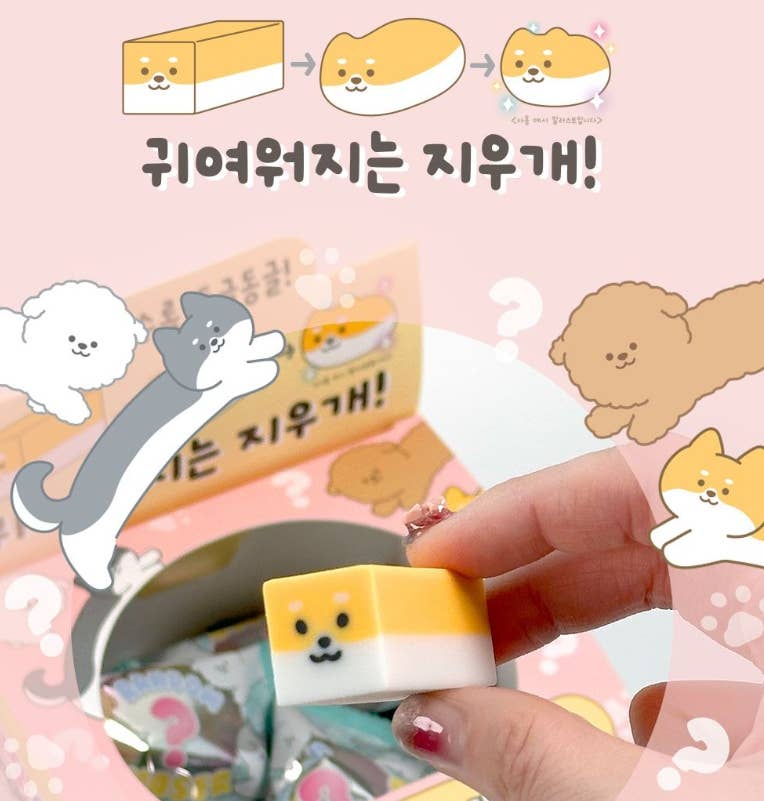 K-Wonderland – Borracha - Crianças por atacado – Borracha Aleatória de Animais de Estimação Elástica – Personagens de Cão e Gato8